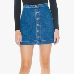 American Apparel Jean Skirt